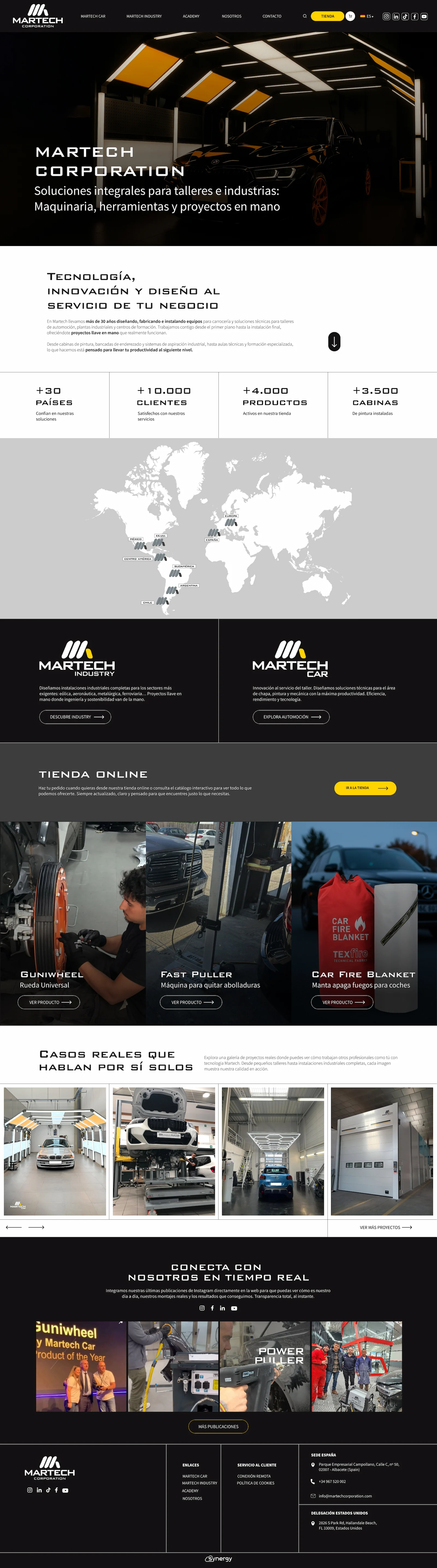 home proyecto web martech